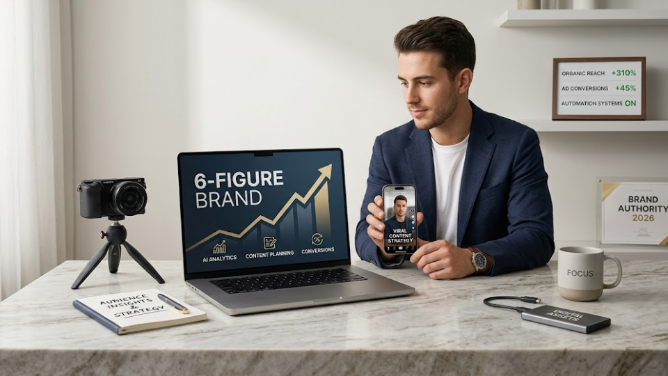How Digital Marketing Builds a 6-Figure Brand from Scratch in 2026