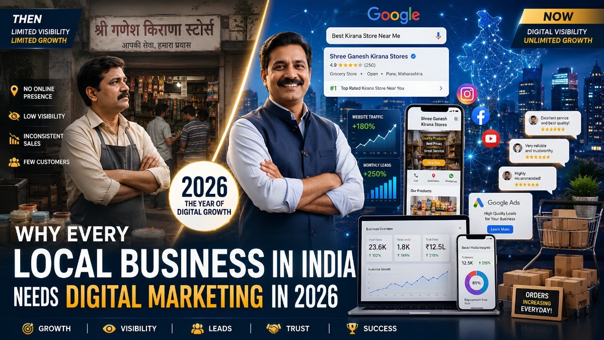 Why Every Local Business in India Needs Digital Marketing in 2026: The Ultimate Guide to Growth, Visibility, and Success