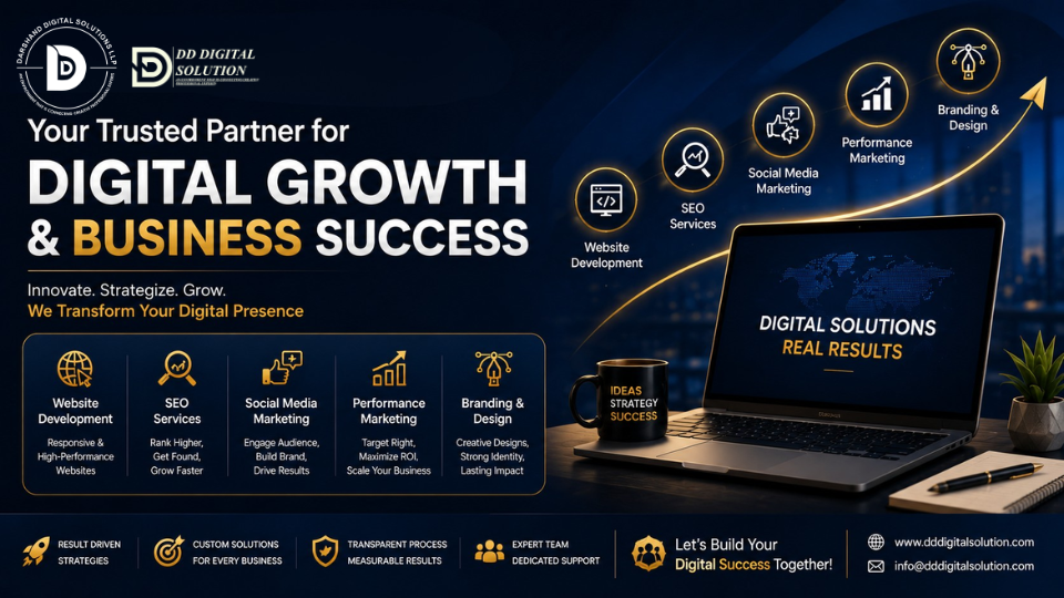 DD Digital Solution & Darshand Digital Solution – Your Trusted Partner for Digital Growth and Business Success