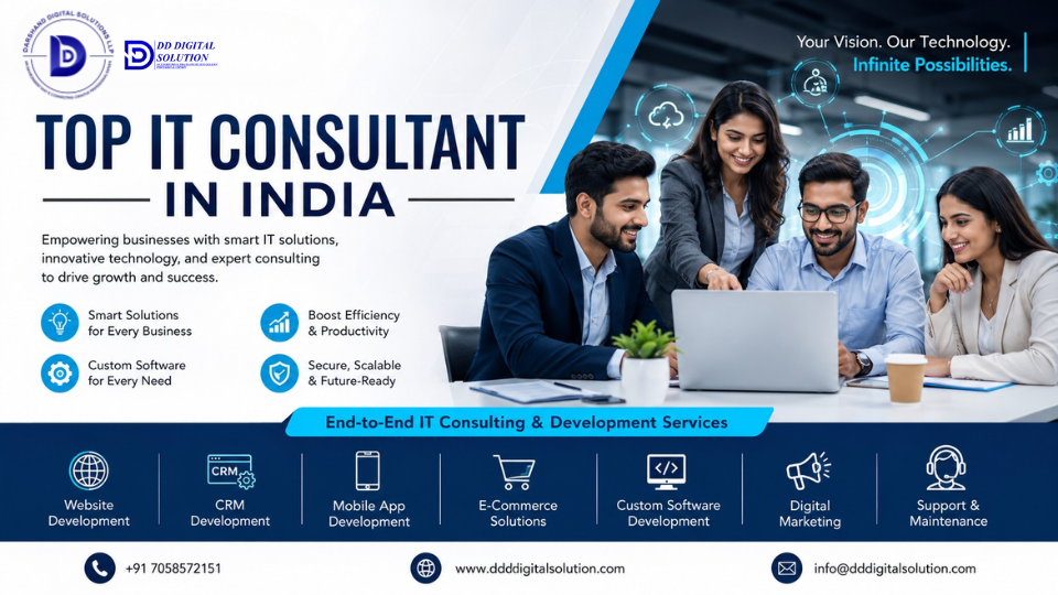 Top IT Consultant in India: Why Businesses Trust Darshand Digital Solution for Digital Transformation