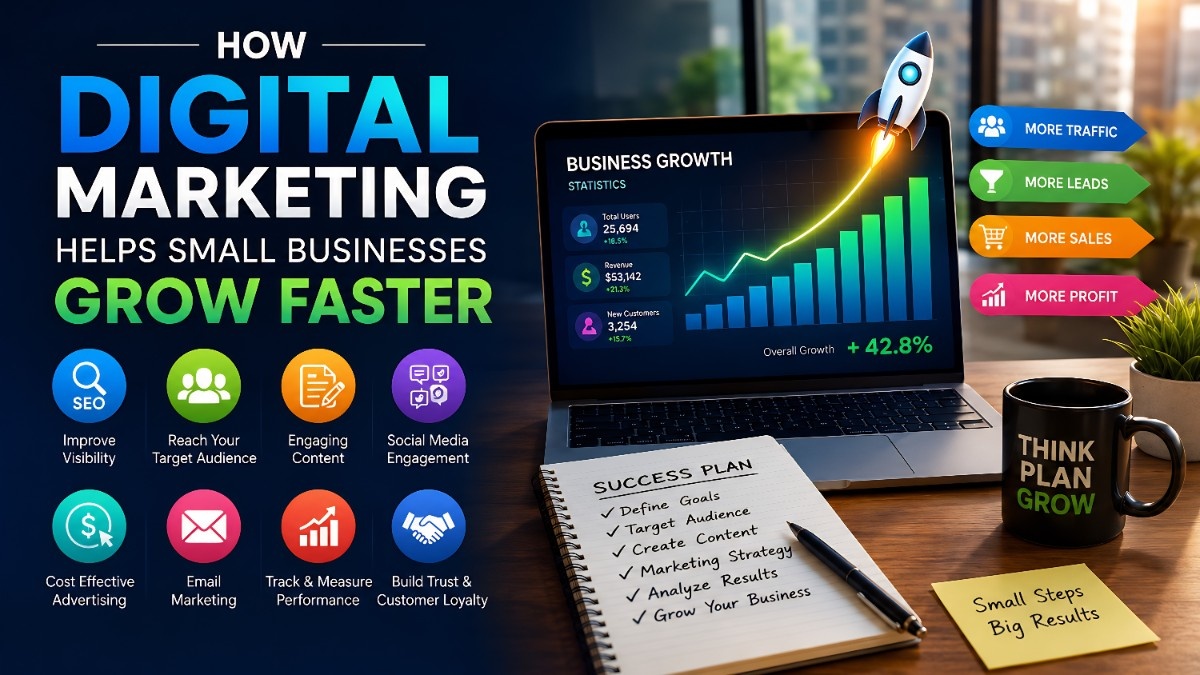 How Digital Marketing Helps Small Businesses Grow Faster