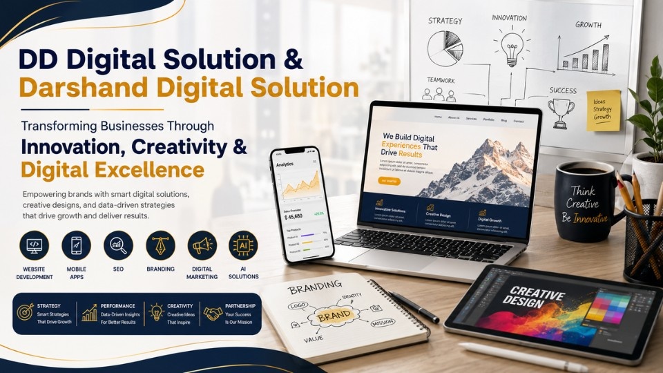 DD Digital Solution & Darshand Digital Solution: Transforming Businesses Through Innovation, Creativity, and Digital Excellence